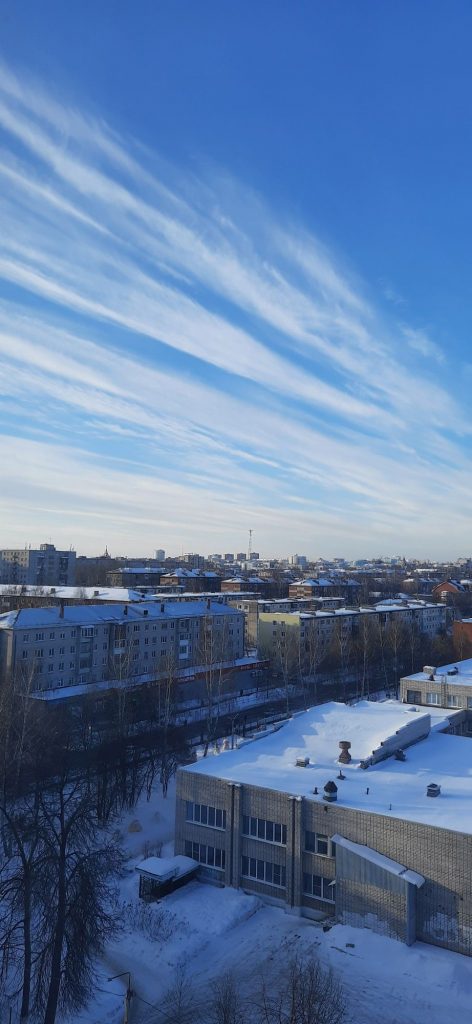 Небо зимой - красивые картинки и фото обои (25)