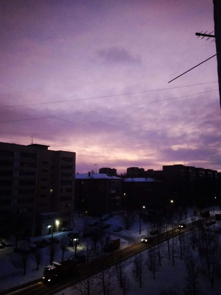 Небо зимой - красивые картинки и фото обои (30)