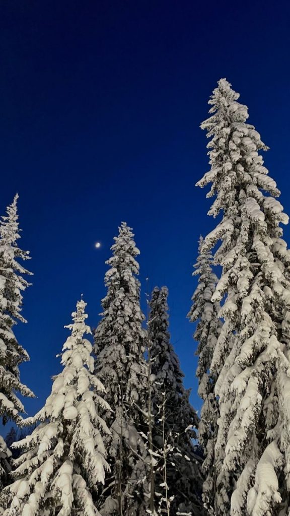 Небо зимой - красивые картинки и фото обои (5)