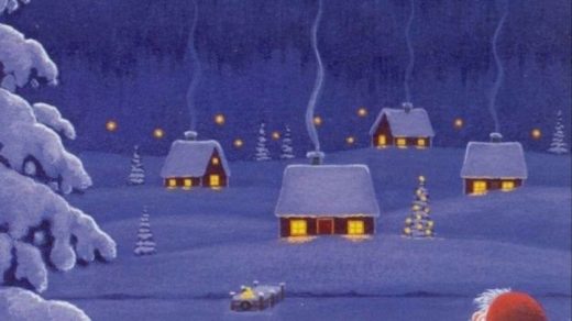 Картинки спокойной ночи января зимы   сборка (20)