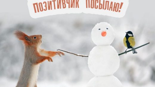 Милые открытки на зимнее утро января 2024   сборка (14)