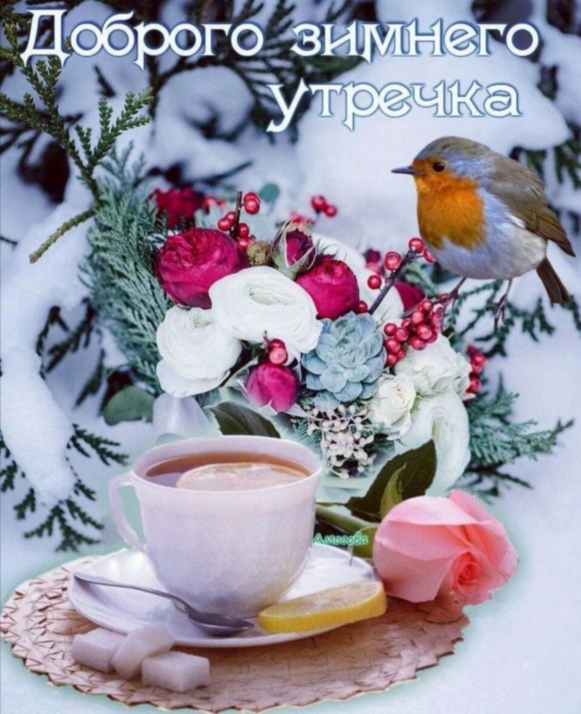 Красивые и мирные открытки на утро доброе февраля (13)