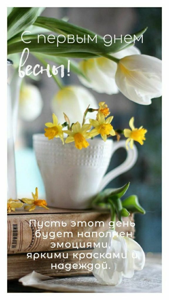 Март воскресенья - милые открытки на утро весны (11)