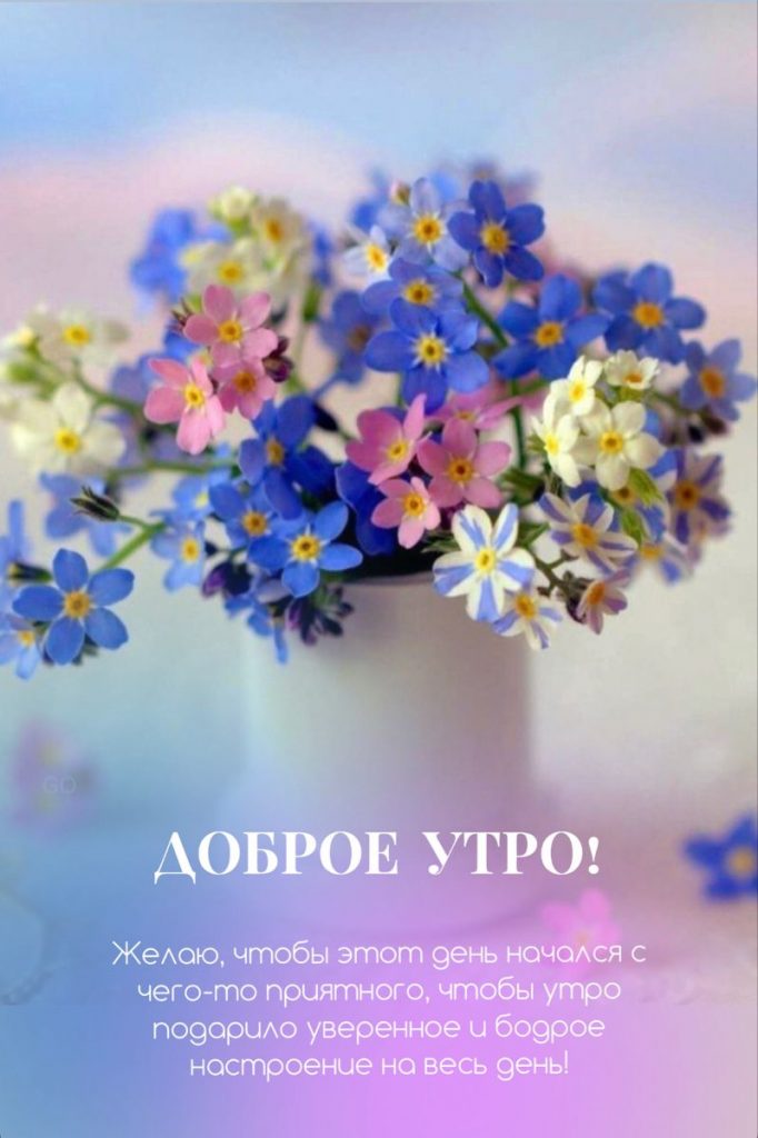 Яркие открытки на весну с веселым пожеланием прекрасного утра (6)